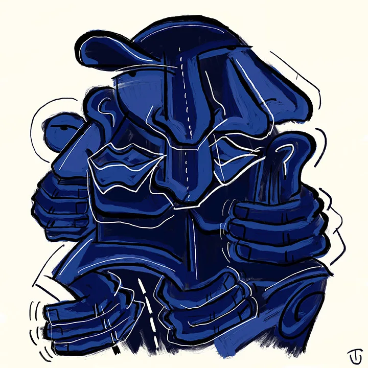 SPINNING BLUE