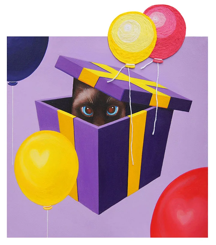 LITTLE GIFT_PURPLE BALLOON