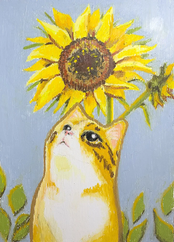 SUNFLOWER CAT
