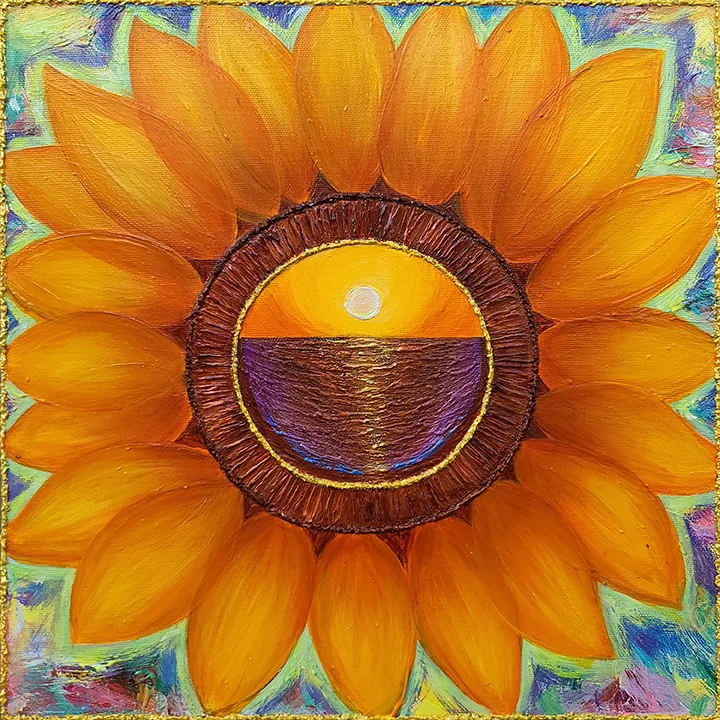 RED SUNFLOWER 5