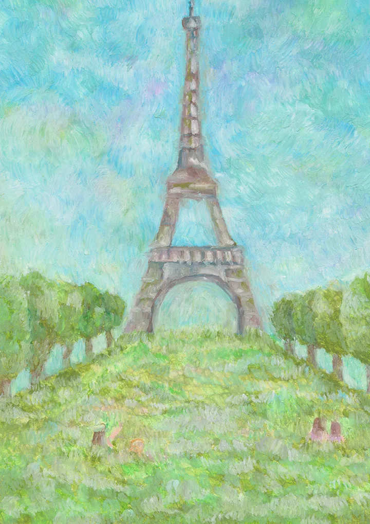 EIFFEL TOWER IN PARIS, FRANCE