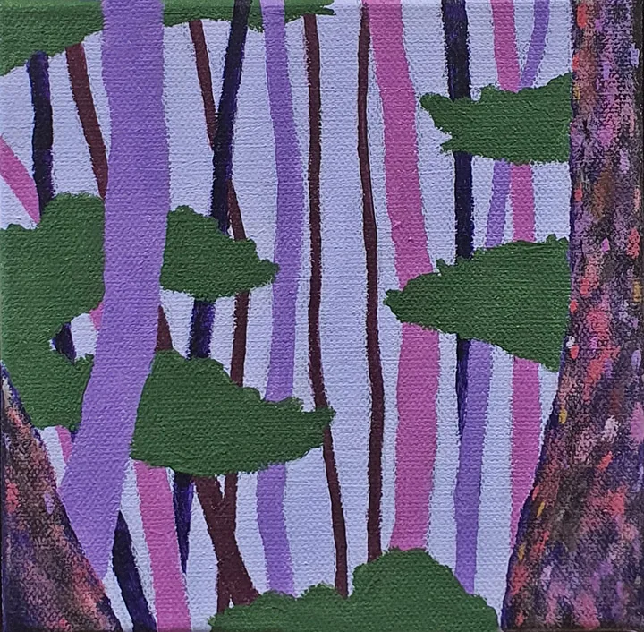 PURPLE PINE TREE 2