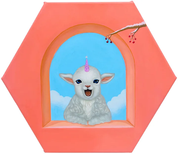 THE VISIT OF A LAMB FAIRY