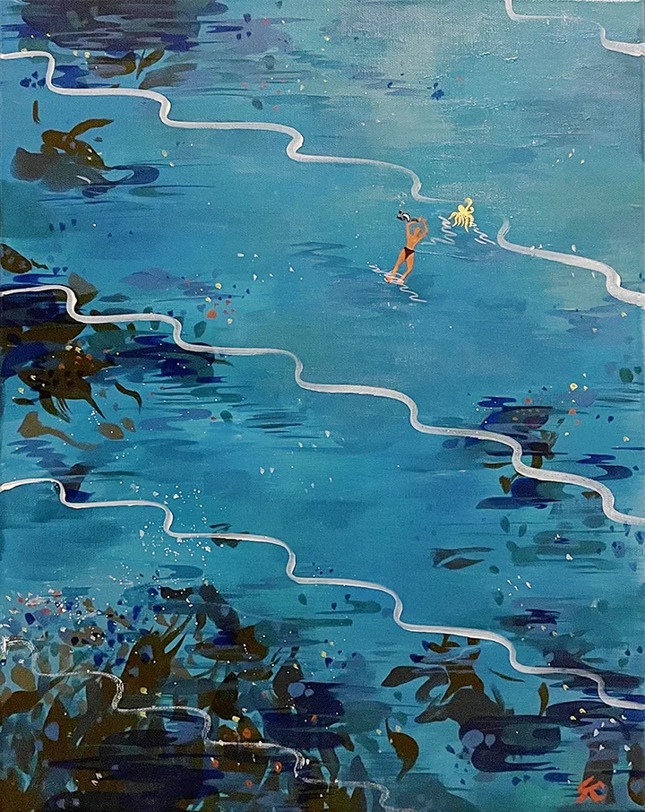 Swimming Like Octopus