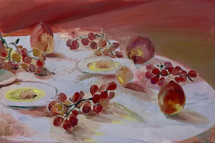 Still Life with Grapes