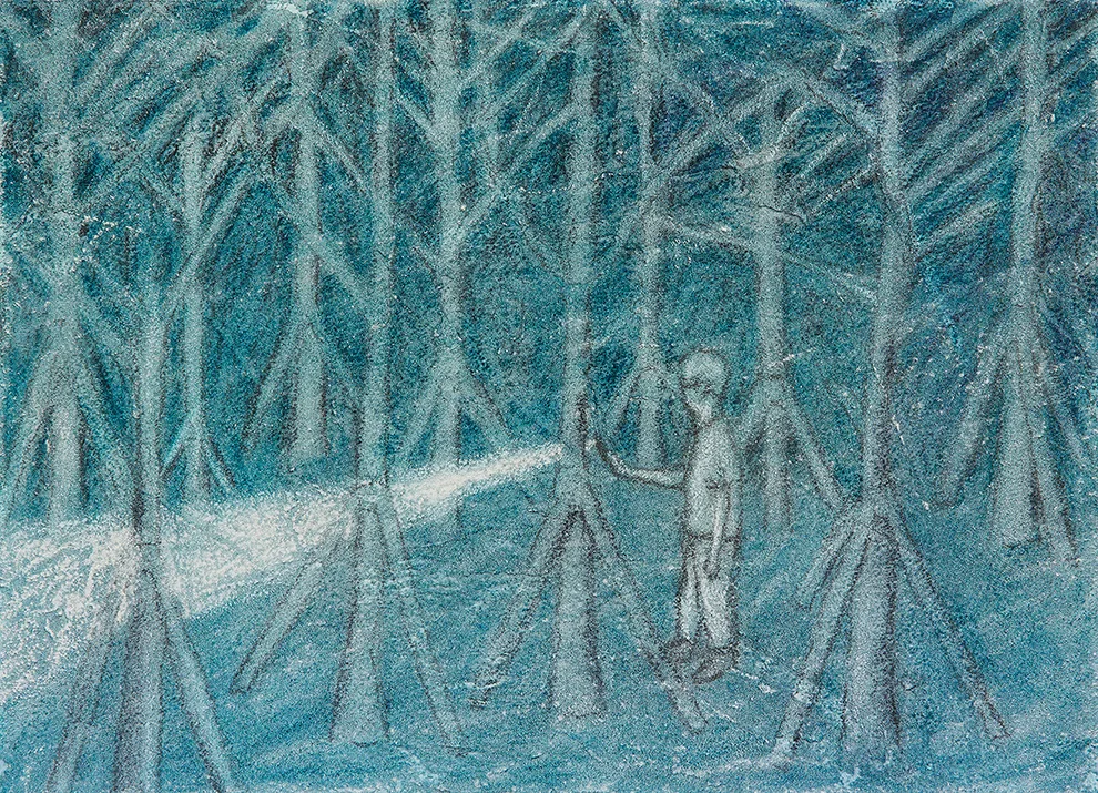 SOMEONE WHO GOES INTO THE FOREST