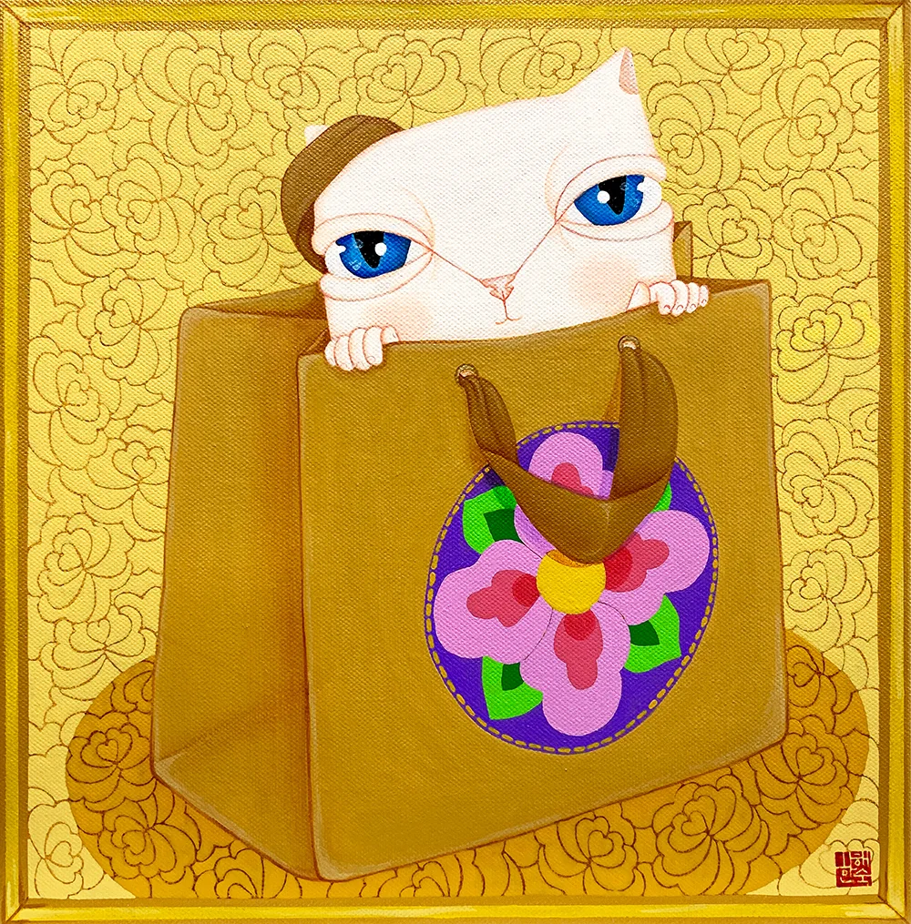 단상 고양이_까꿍