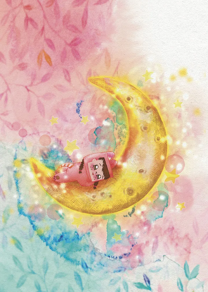 달님 침대