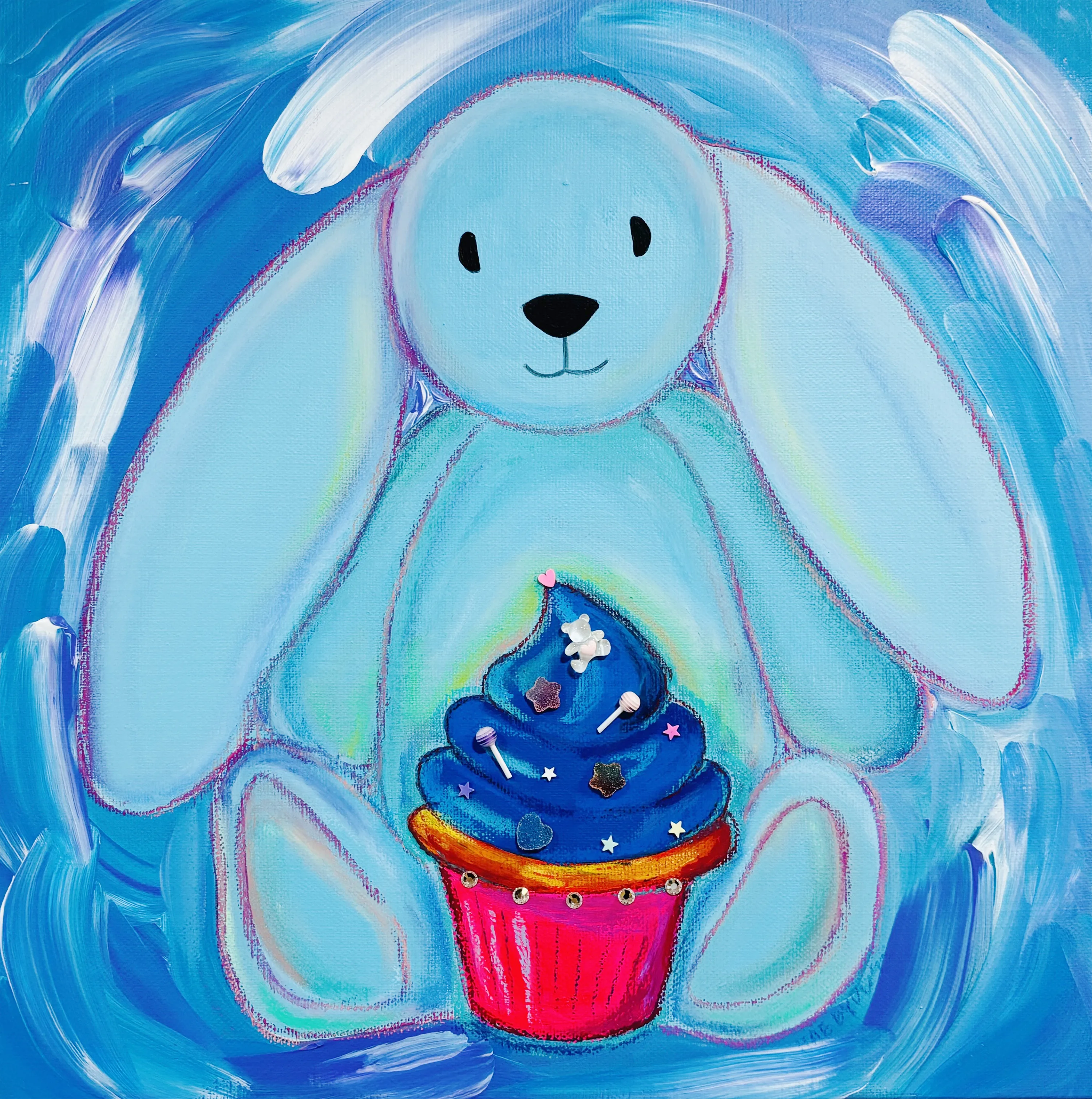 Blue Color Doll
