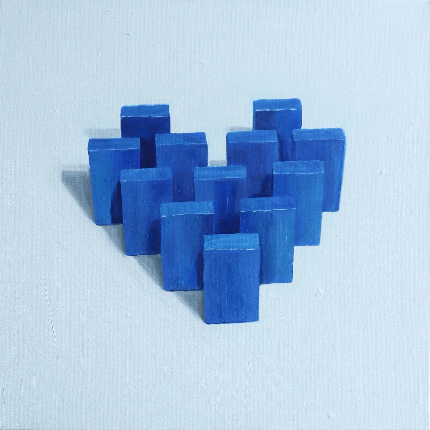 내 마음을 작은 하트에 담아 보내요- Blue