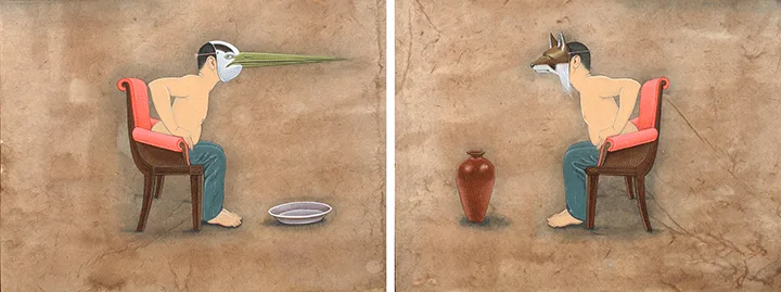 INERTIA OF HIDDEN DREAM (DIPTYCH, SET)