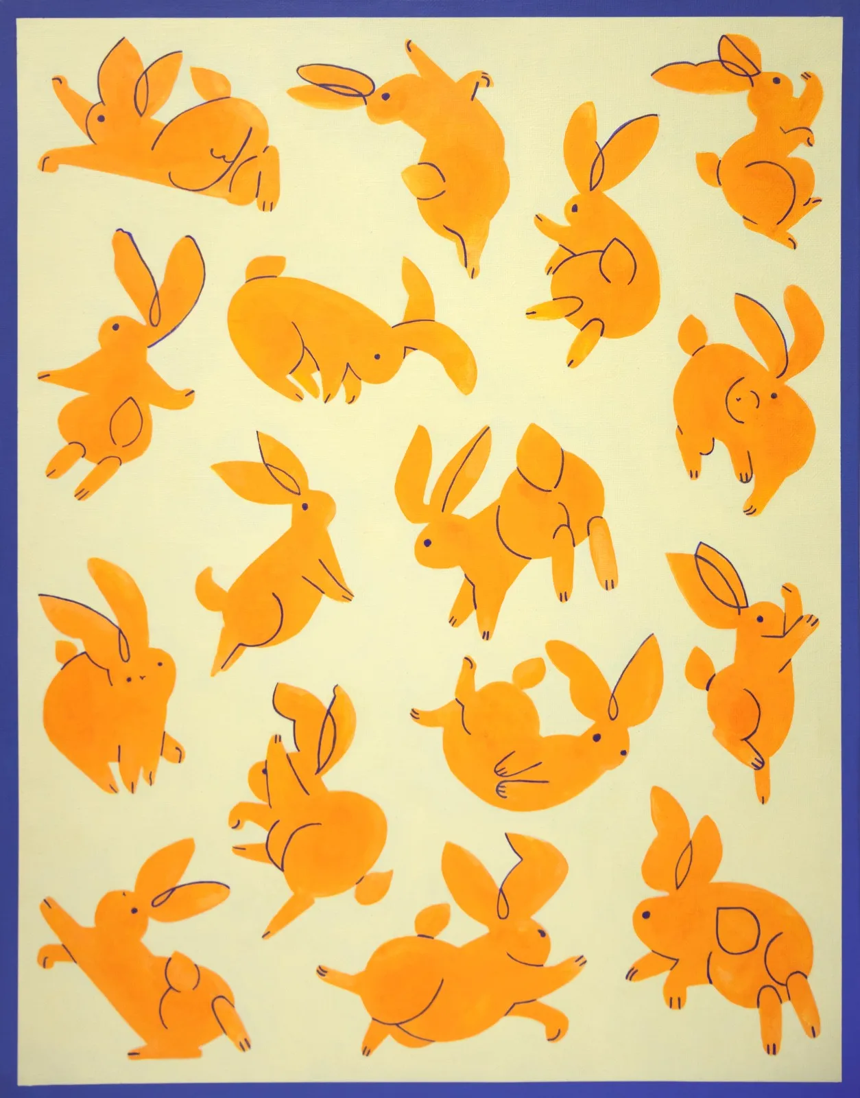 Excited Bunny_Blueberry Carrot Cake