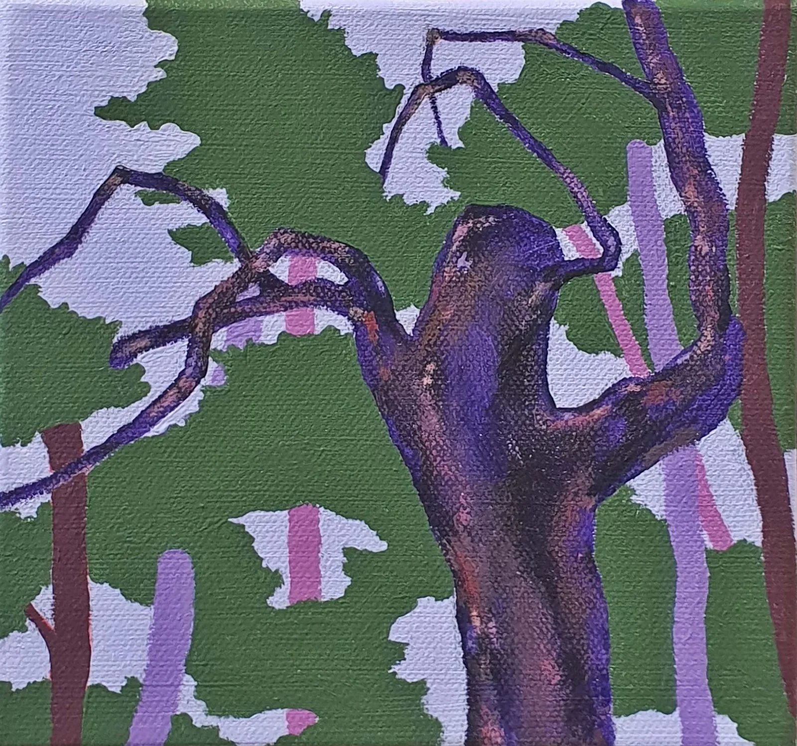 보라빛 소나무 (Purple Pine Tree) 1