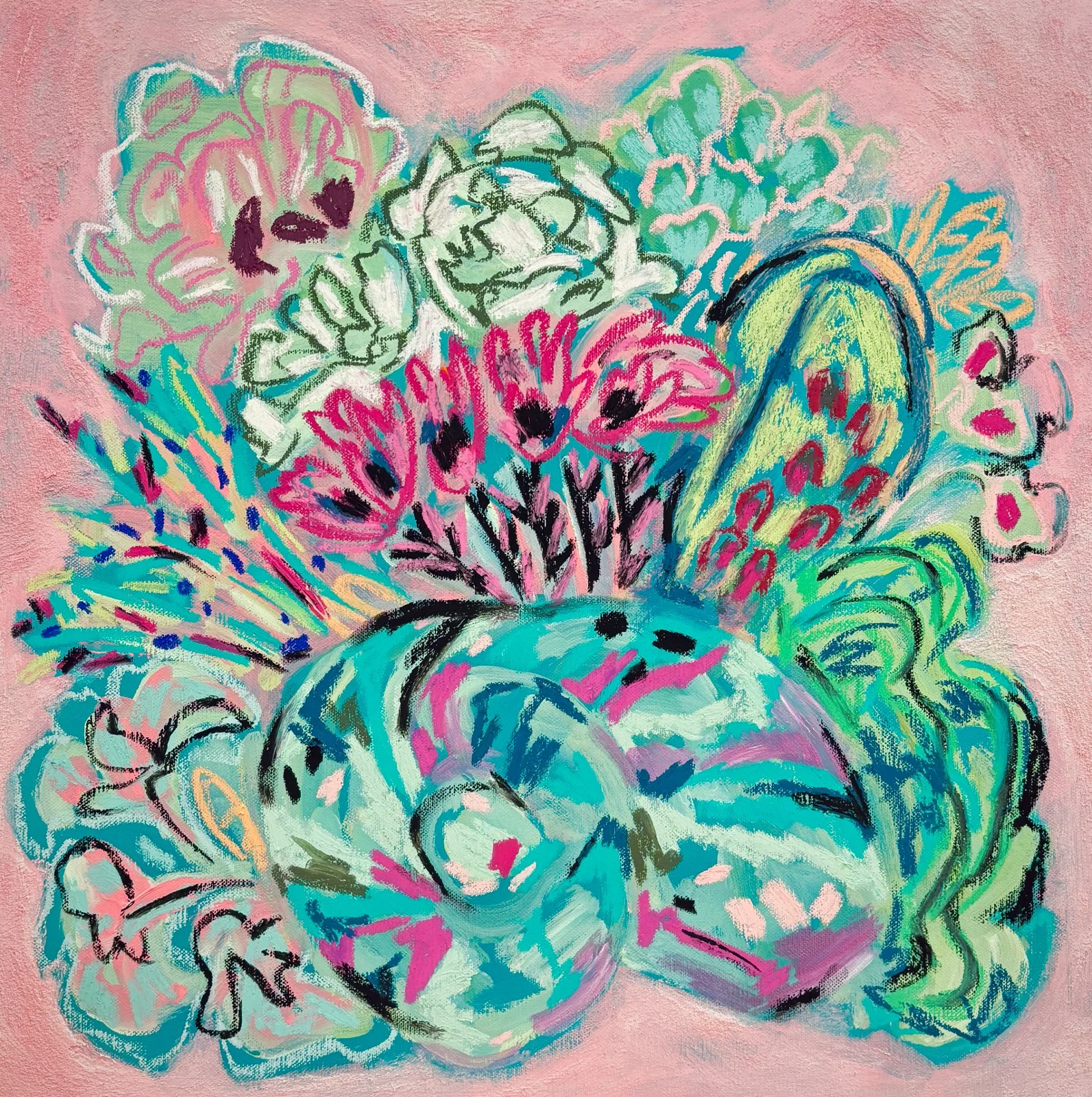 Shell With Flowers 2