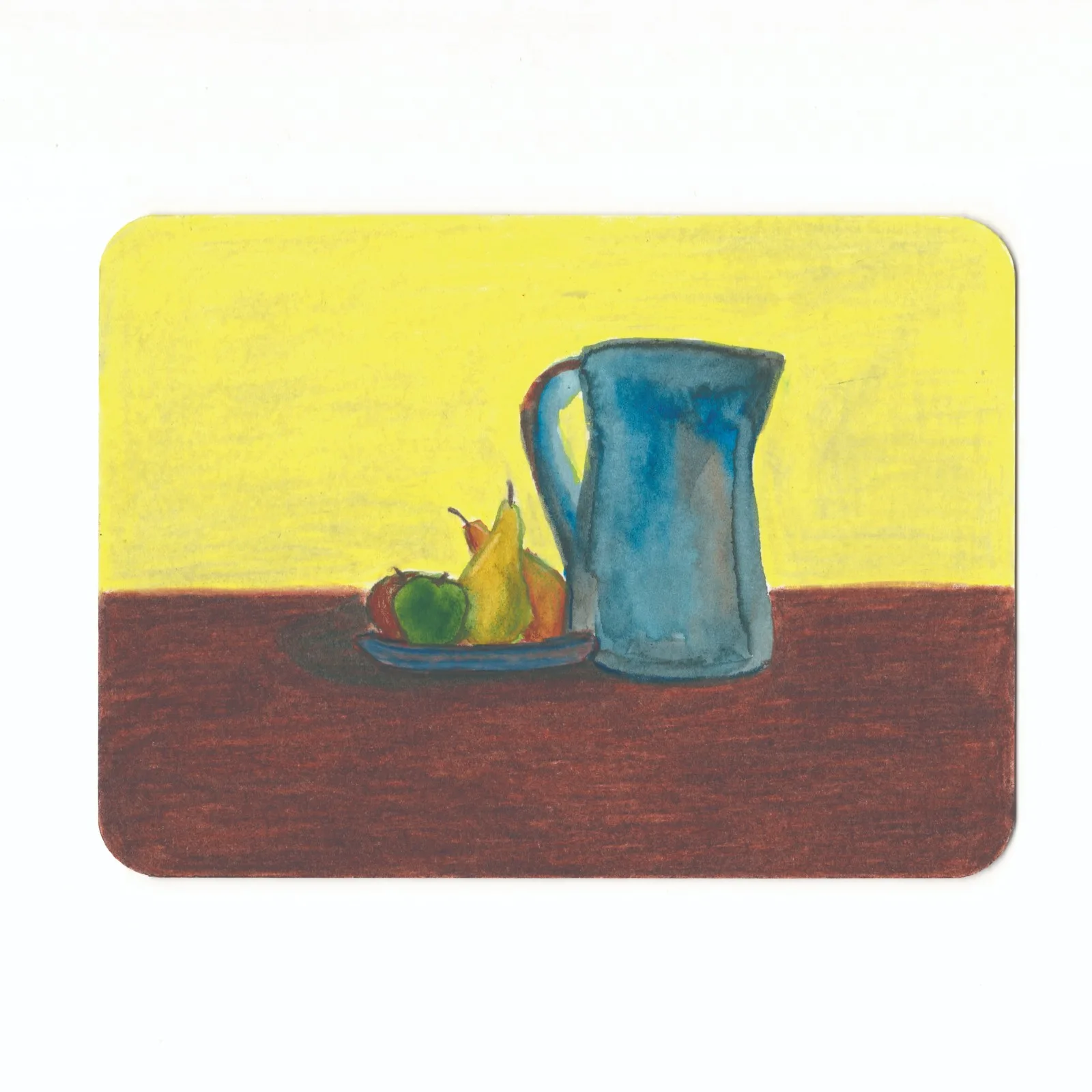 STILL LIFE WITH A JAR AND FRUITS