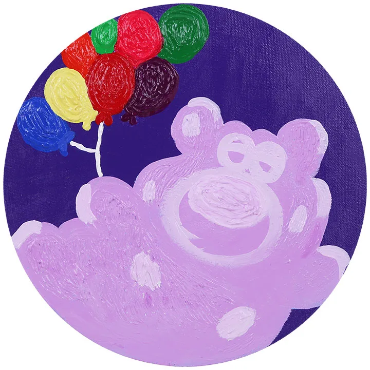 HAVE A BEARFUL DAY - PURPLE