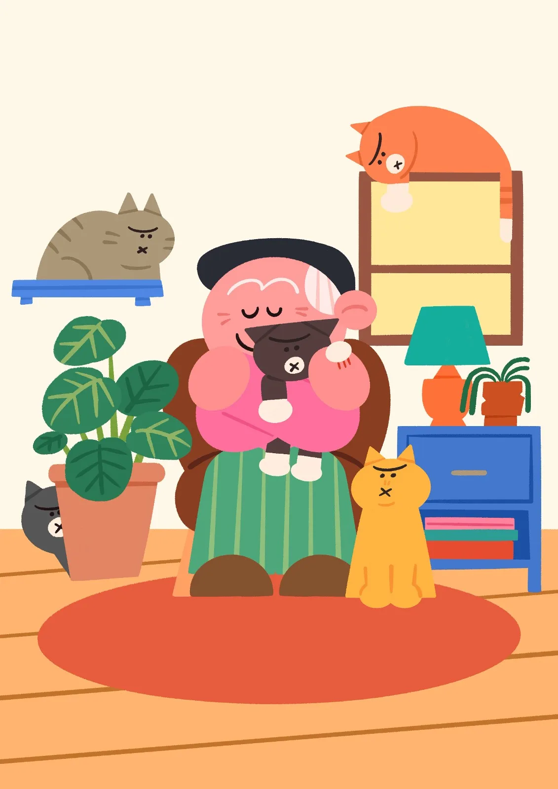 Unhappy Cats