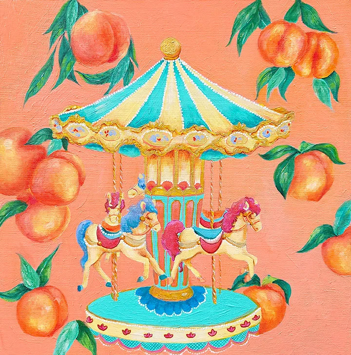 PEACH CAROUSEL