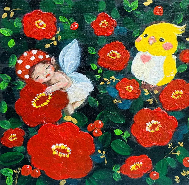CAMELLIA GARDEN_COCKATIEL