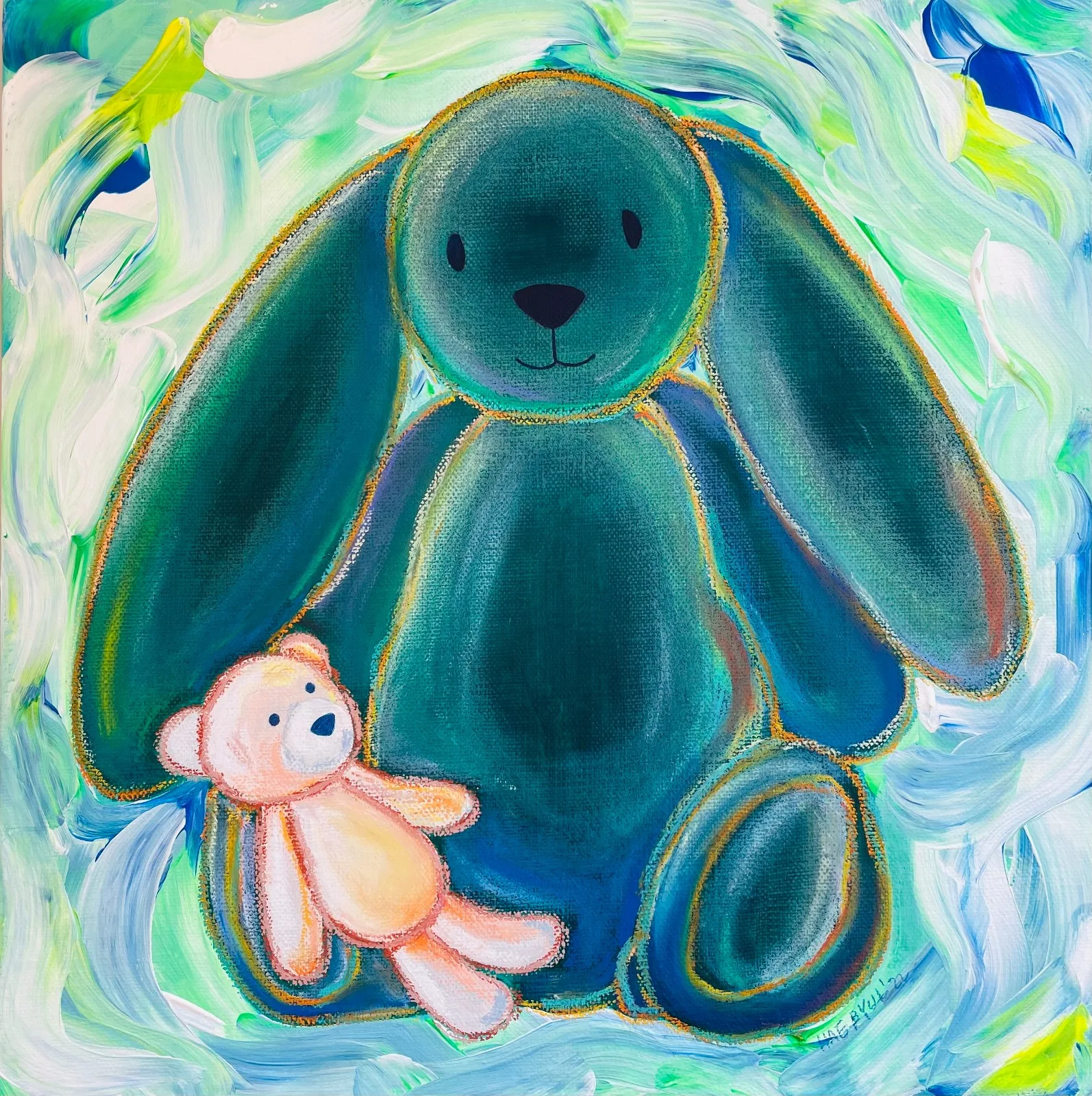 Green Color Doll