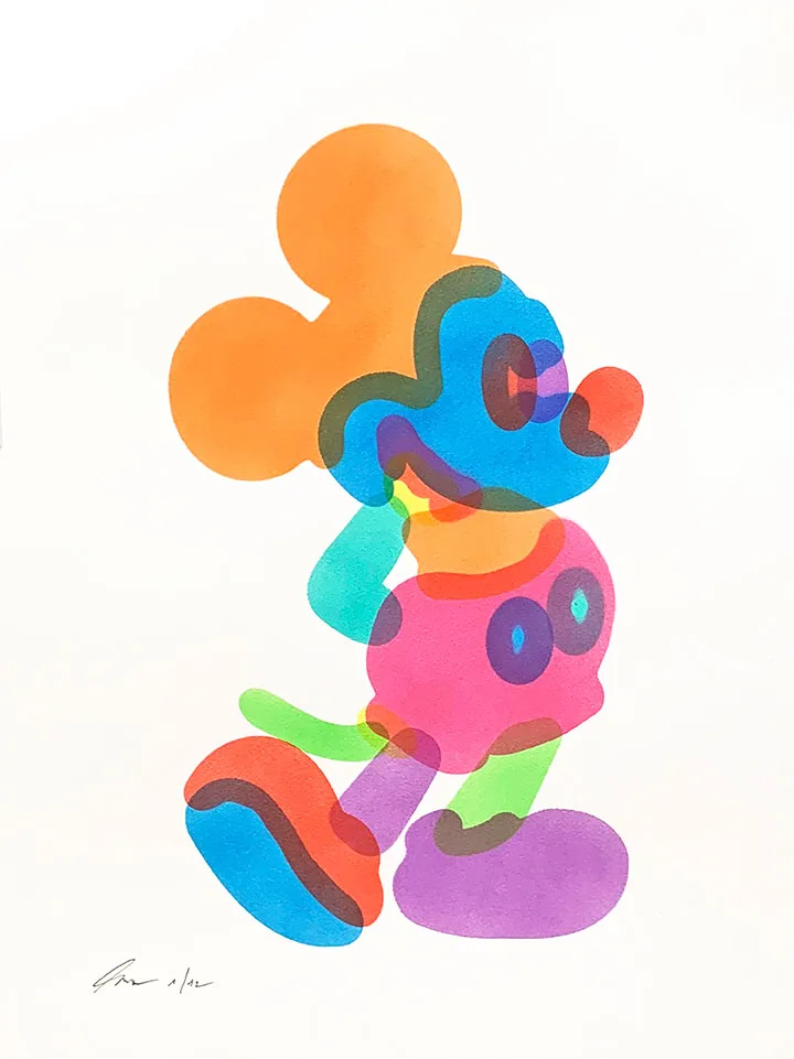 MICKEY SPRAY PAINTING
