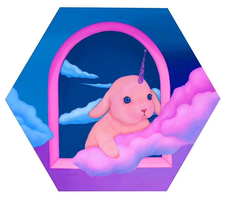 VISIT BY A RABBIT FAIRY