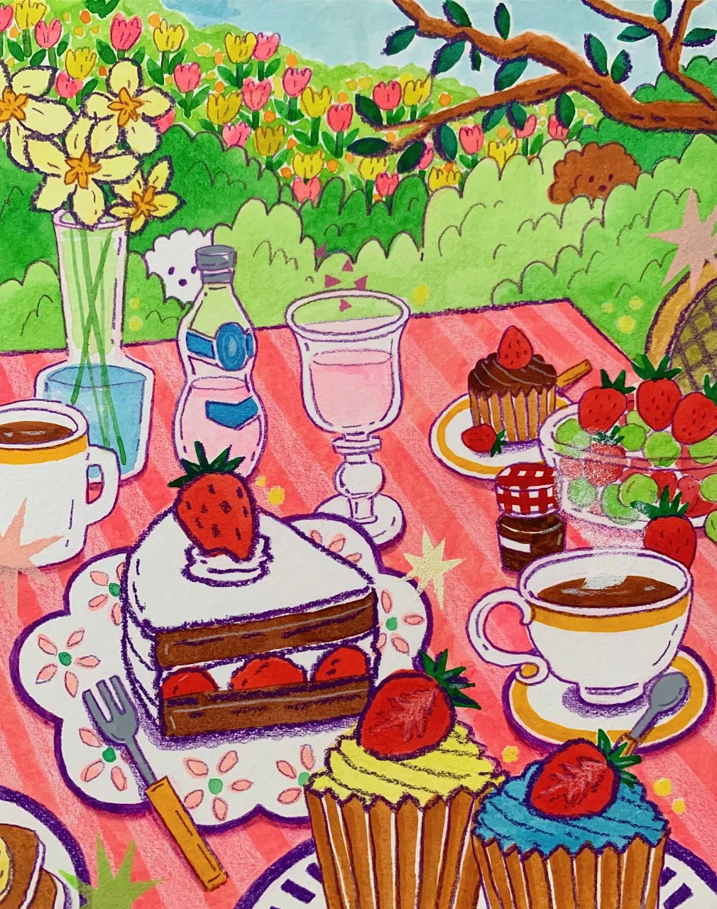 Spring Table 봄의 테이블