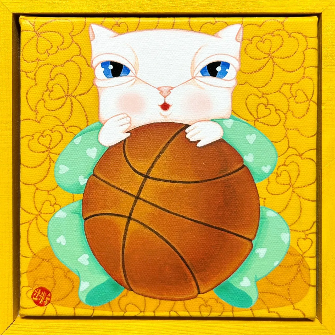 단상 고양이_공이 둥글둥글 2