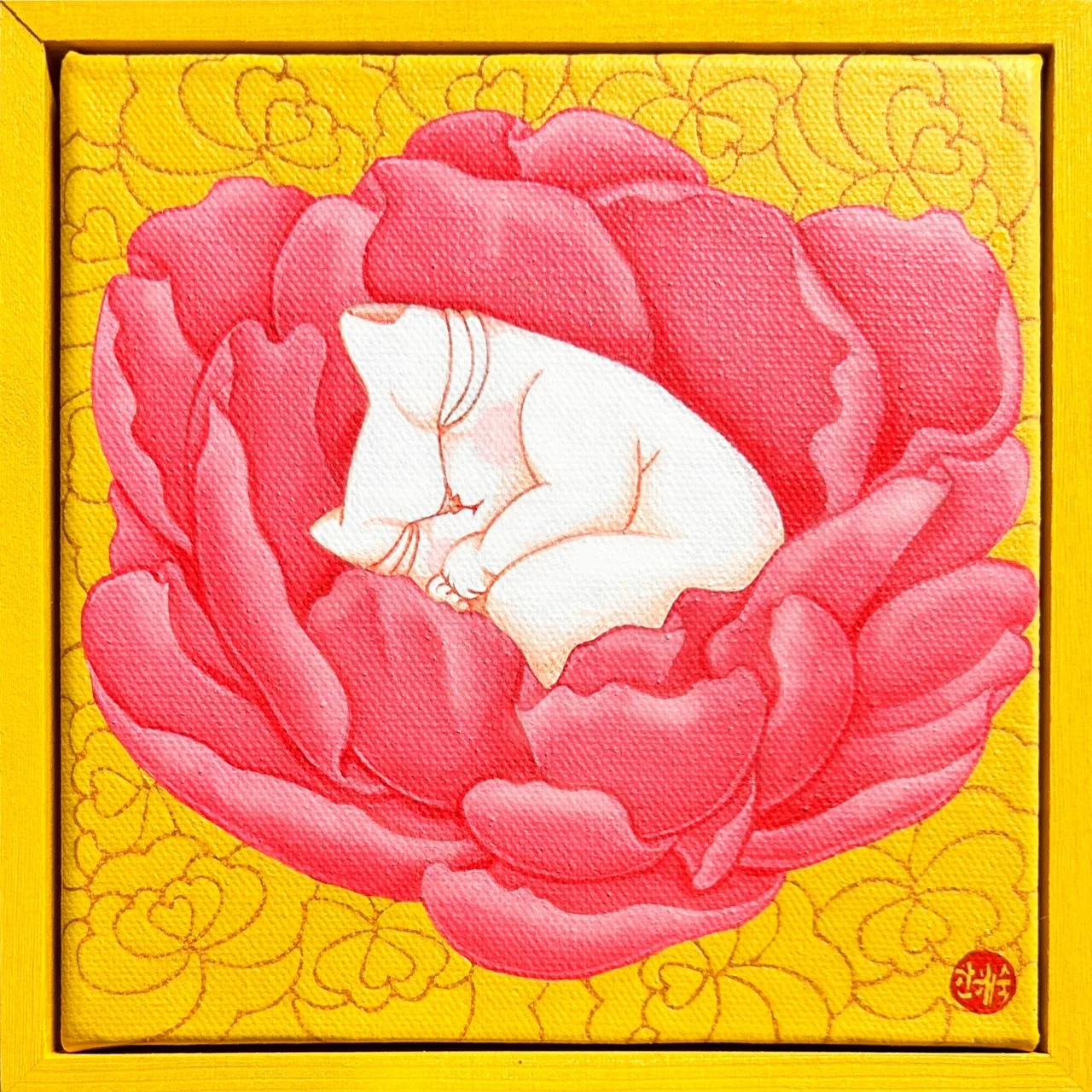 단상 고양이_꽃잠