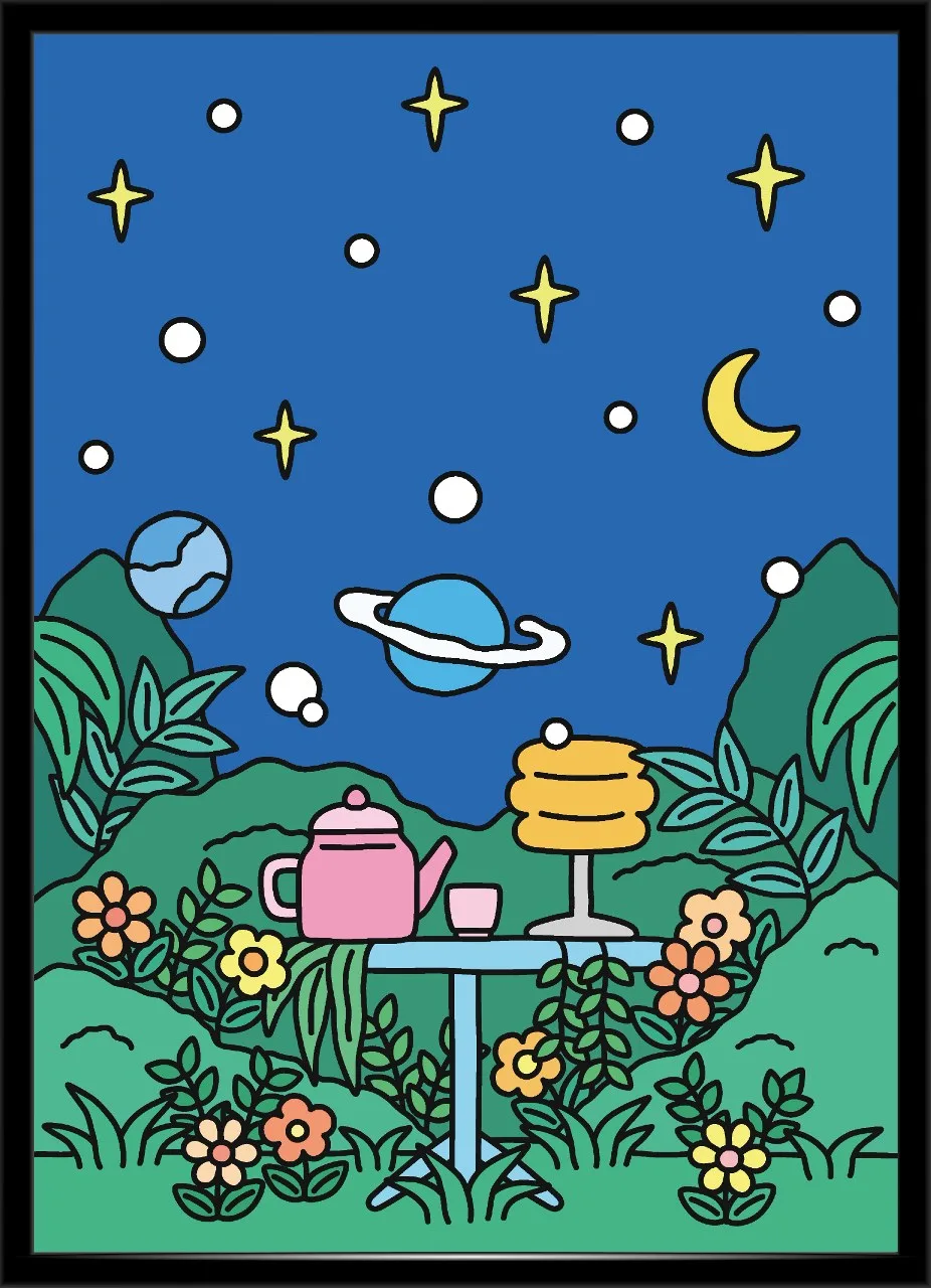 숲속의 밤