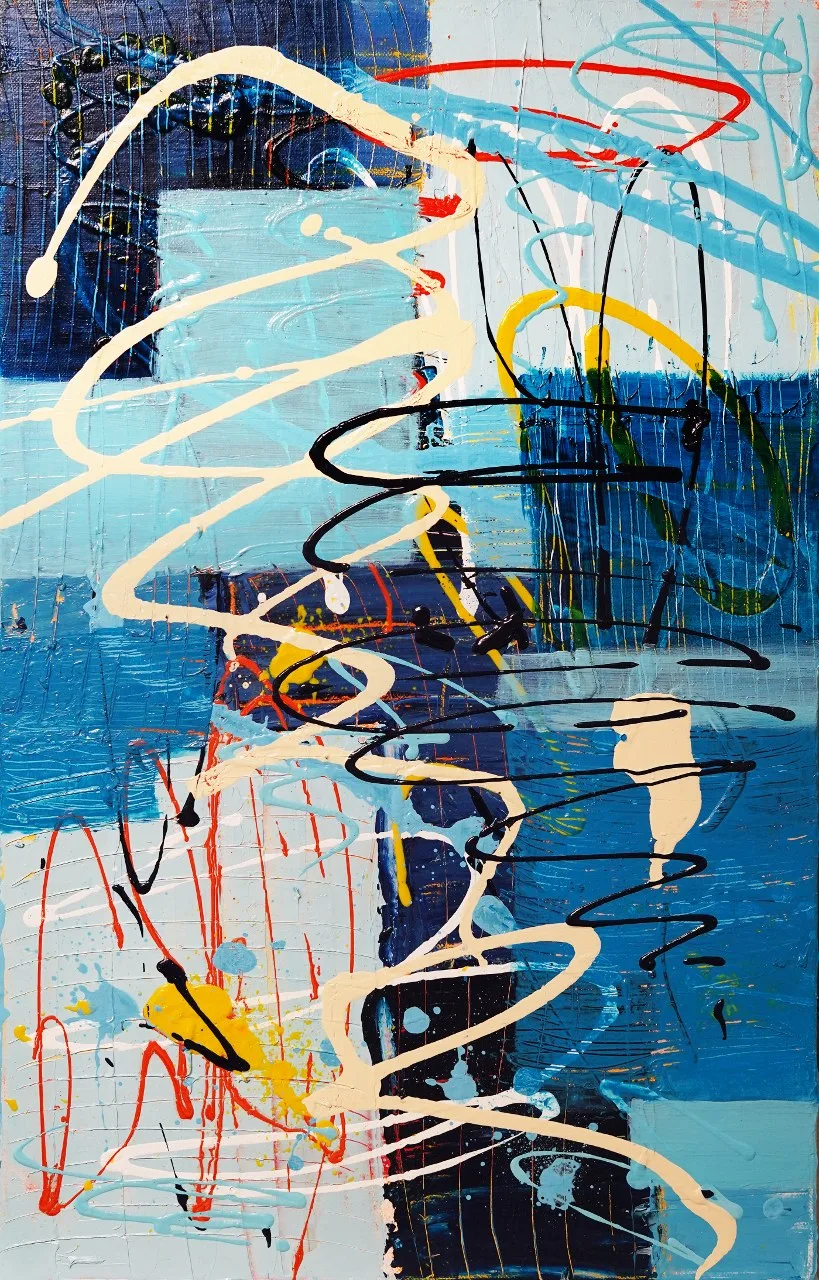 Blue Gesture