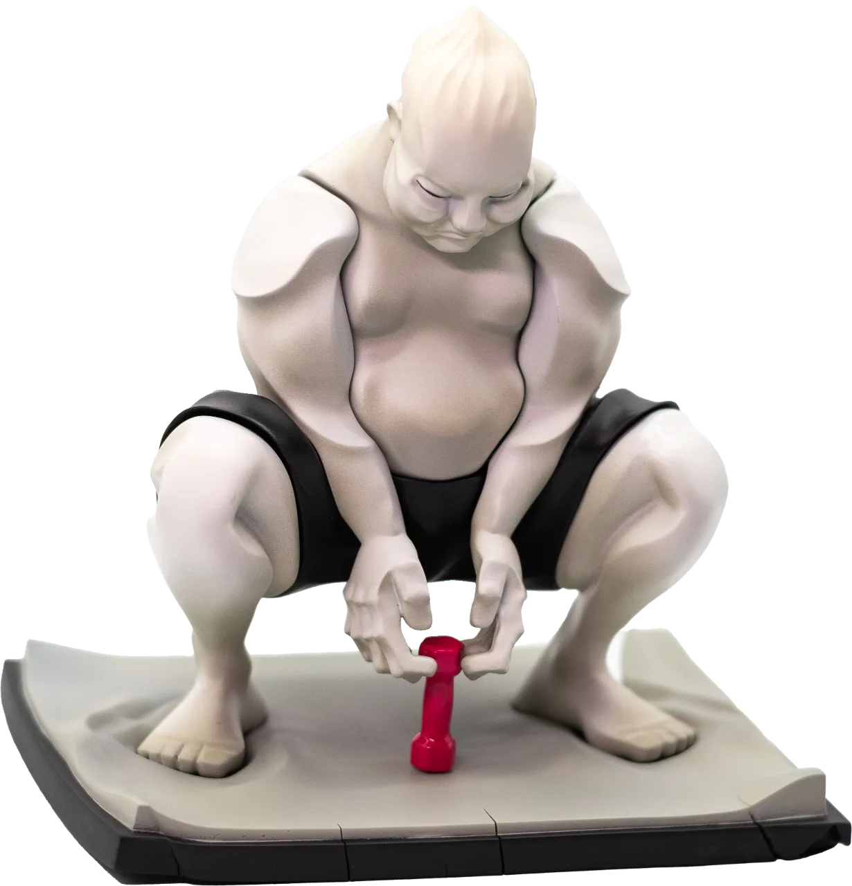 Pink dumbbell