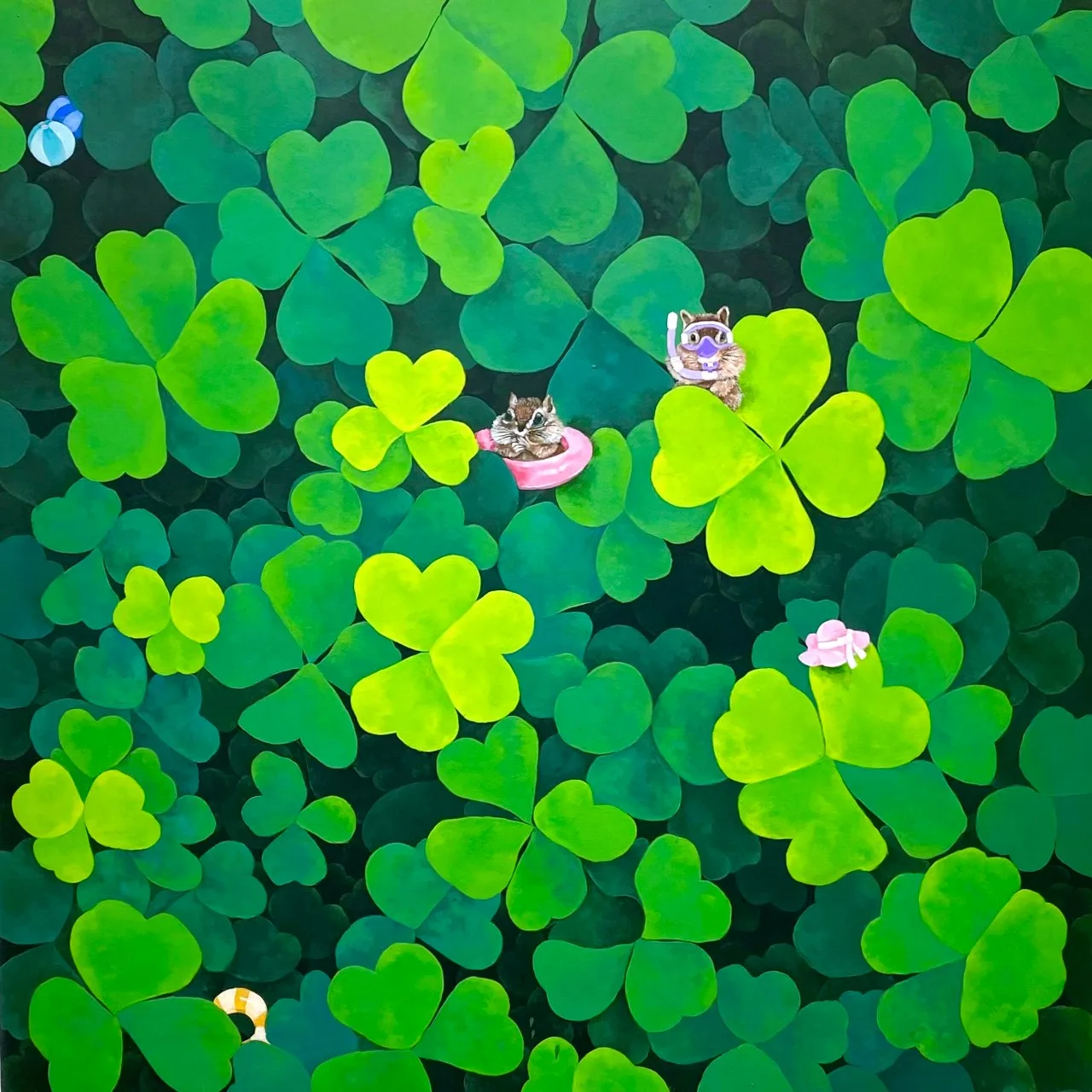 In the green summer