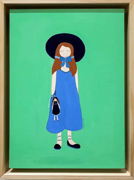 Lovely blue girl