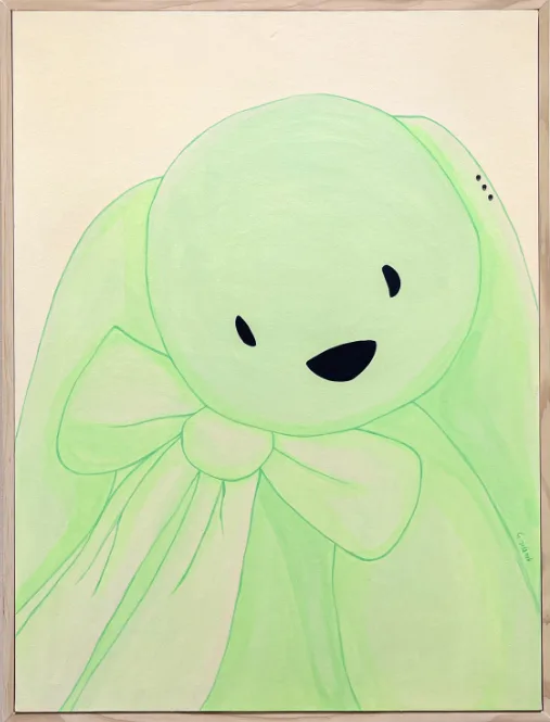 green doll