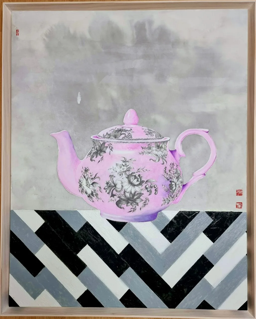 분홍색 주전자
