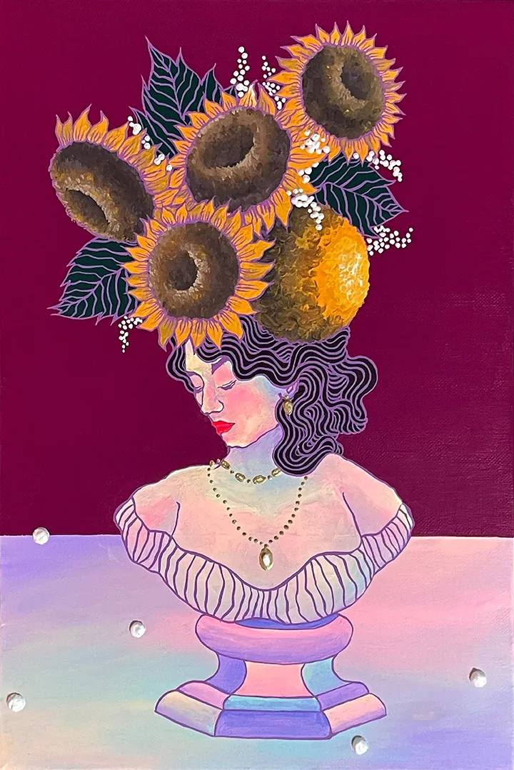GALATEA EMBRACING SUNFLOWERS