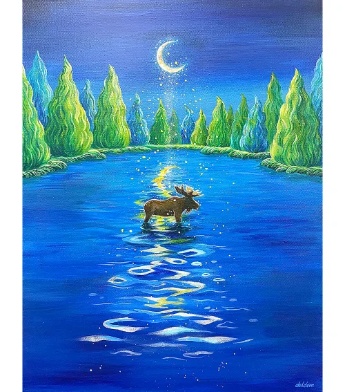 쏟아지는 달빛 아래 (under the moonlight)