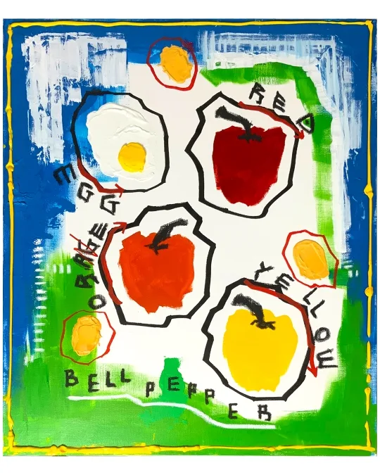 bell pepper and egg (brunch time)