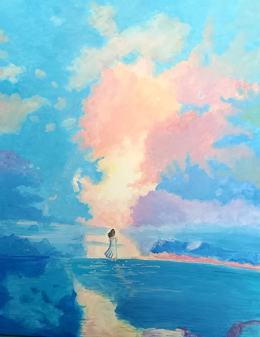 The wind see girl