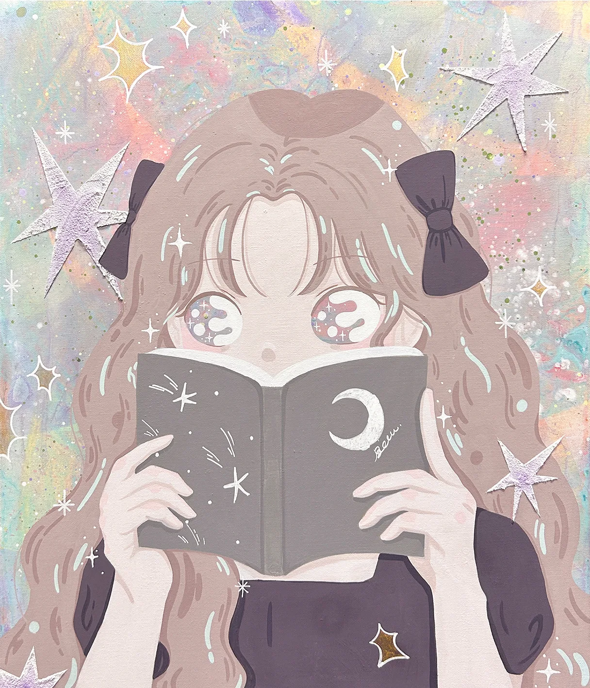 이야기를 읽는 소녀