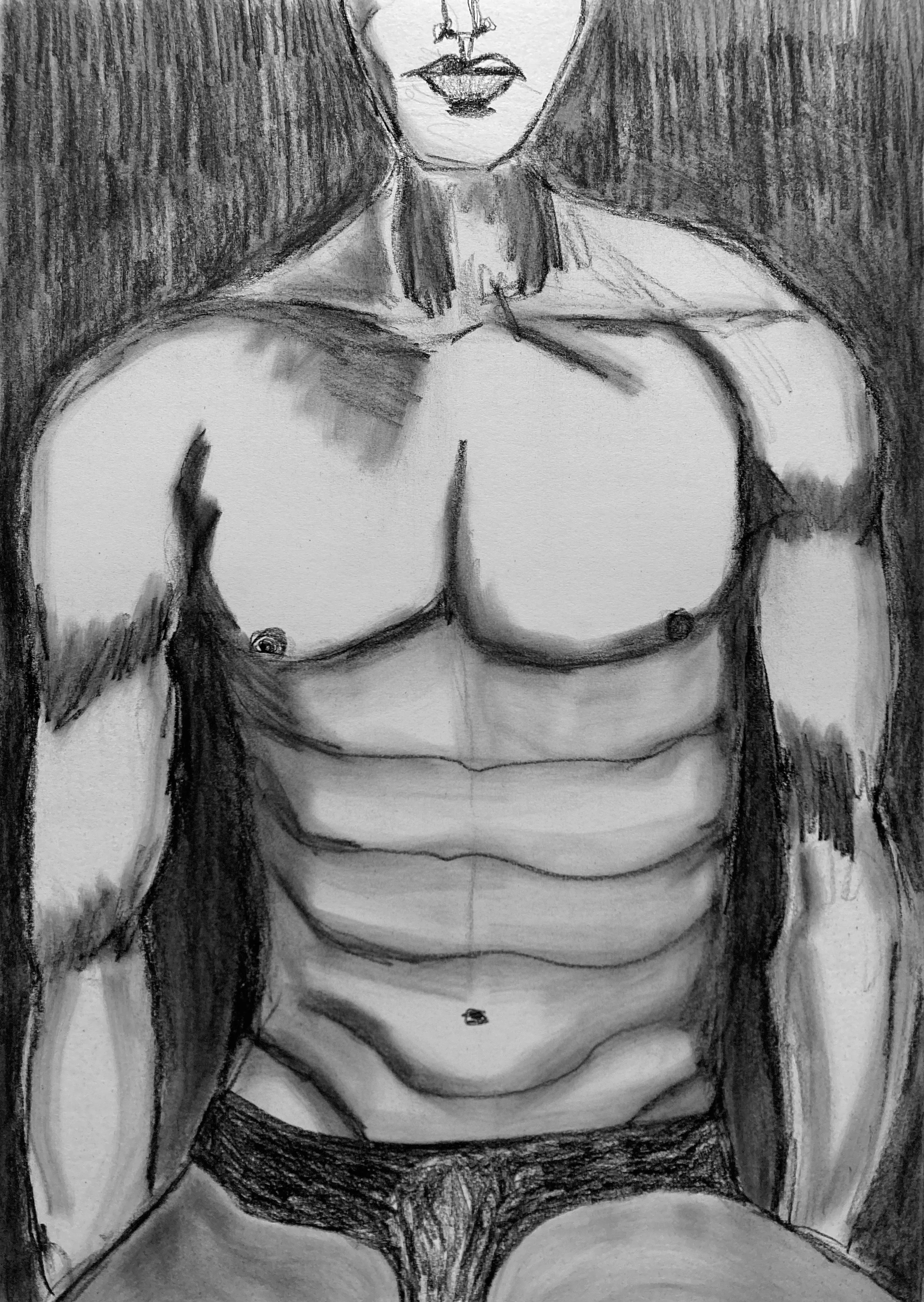 앉은 사람 A seated human